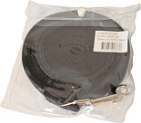 Nylon hondenlijn 4.5 mtr x 15 mm zwart