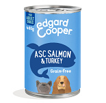 Edgard & Cooper hondenvoer Adult Zalm en Kalkoen 400 gr