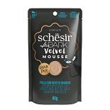 Schesir Kattenvoer After Dark Velvet Kip & Kwartelei Mousse 80 gr