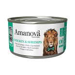 Amanova Kattenvoer Chicken & Shrimps in Jelly 70 gr