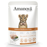 Amanova Kattenvoer Kitten Chicken & Fish 85 gr