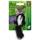 Kattenspeelgoed Wezel met Bontstaart en Catnip Zwart