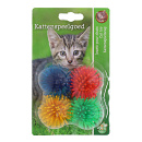 Kattenspeelgoed Prikkelbal Assorti 4 st