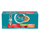 Purina One Kattenvoer Sterilcat Rund, Kalkoen, Kip & Zalm 40 x 85 gr