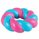 Coockoo Hondenspeelgoed Mallow Ring Roze/Blauw