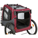 TRIXIE Hondenfietskar Grijs/Rood