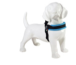 Tre Ponti hondentuig mesh Fibbia Reflective verstelbaar lichtblauw