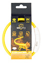 Lichthalsband nylon geel