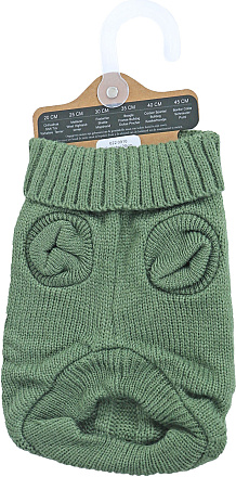 Boony Hondenkabeltrui Olijfgroen