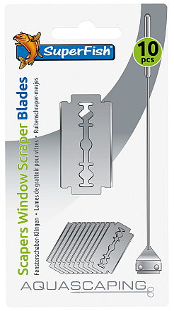 SuperFish Raamschraper Mesjes 10 st