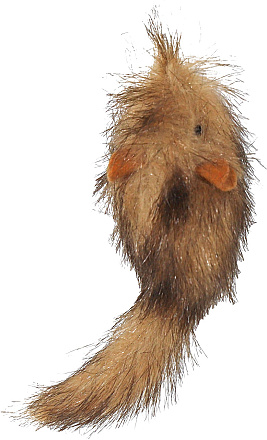 Muis Langharig met Staart Assorti 16 cm