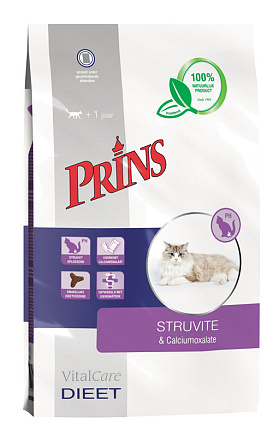 Prins Vitalcare Dieet Struvite & Calciumoxalate 5 kg