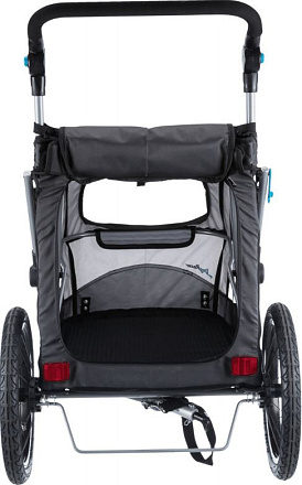 TRIXIE Opvouwbare Hondenfietskar Grijs