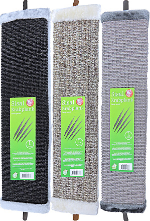 Sisal Krabplank met Pluche en Catnip Large Assorti
