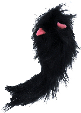 Muis Langharig met Staart Assorti 16 cm