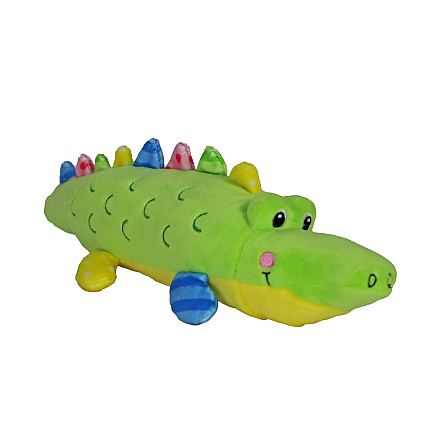 Hondenspeelgoed Krokodil met Piep <br>28 cm