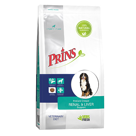 Prins Hondenvoer ProCare Diet Croque Renal & Liver Support 10 kg