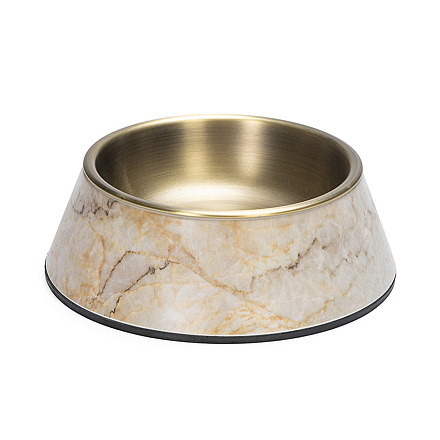 Designed by Lotte Voer- en Drinkbak Meis Beige