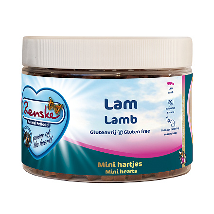 Renske Gezonde Beloning Mini Hartjes Lam 300 gr