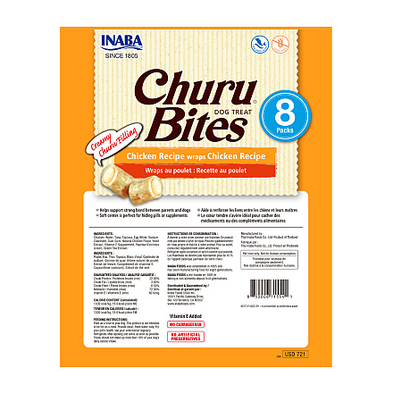 Inaba Churu Bites Chicken Wraps Chicken 8 x 12 gr