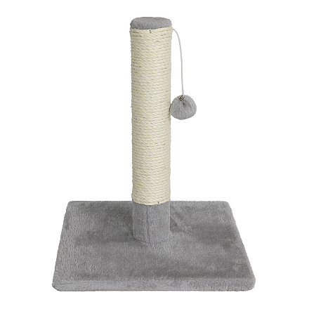 Krabpaal Caty Novo met Bal en Bel Grijs<br> 45 cm