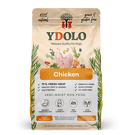 YDOLO Hondenvoer Healthy & Fresh Chicken 10 kg