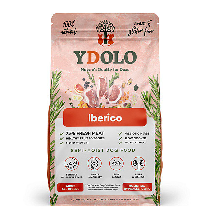 YDOLO Hondenvoer Healthy & Fresh Iberico Monoprotein 10 kg