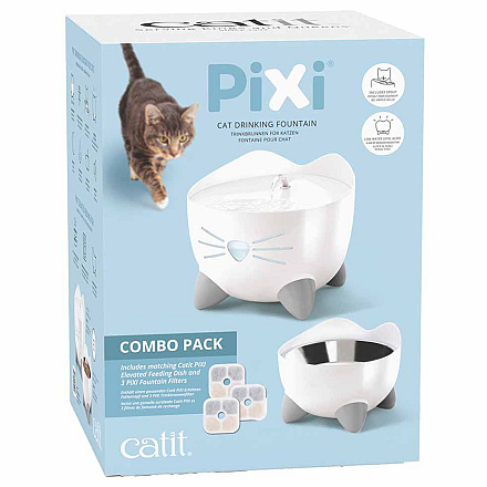 Catit PIXI Drinkfontein Combo Kit Wit