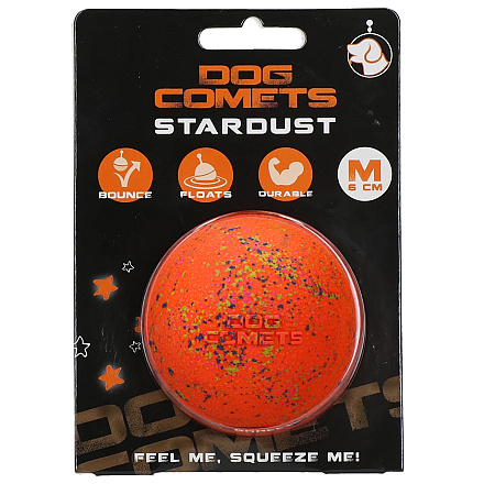 Dog Comets Ball Stardust Oranje