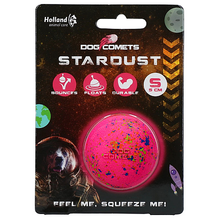 Dog Comets Ball Stardust Roze