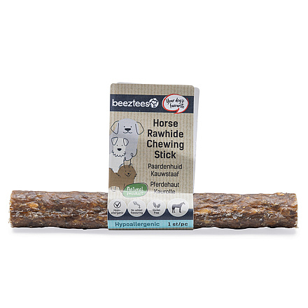 Beeztees Kauwstaaf Paardenhuid 15 cm