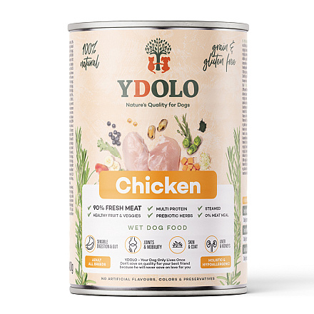 YDOLO Hondenvoer Healthy & Pure Chicken 400 gr