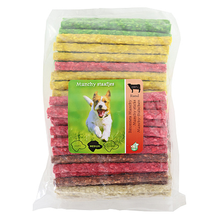 Munchystaaf assorti <br>12 cm 100 st