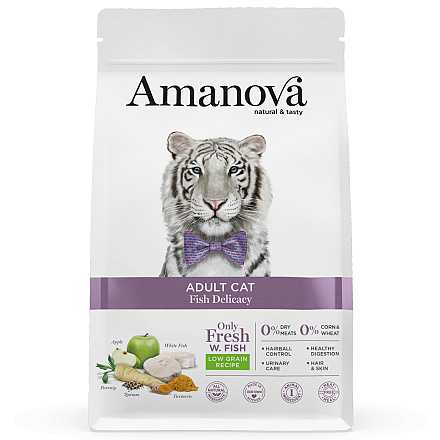 Amanova Kattenvoer Adult Fish Delicacy<br> 1,5 kg