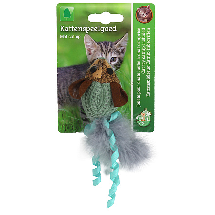 Kattenspeelgoed Muis met Catnip Blauw