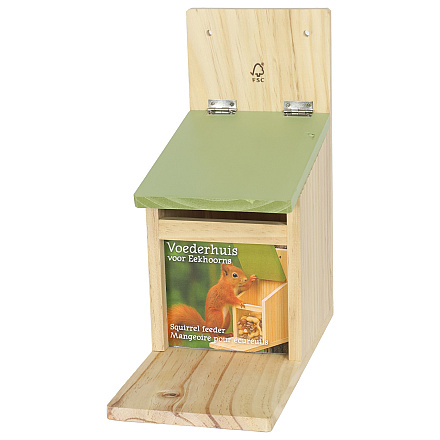Eekhoornvoerhouder Groen Dak