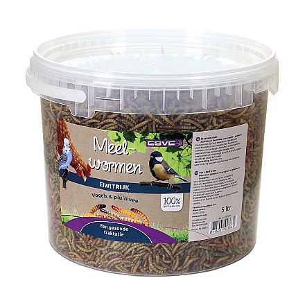 ESVE Meelwormen in Emmer 5 ltr