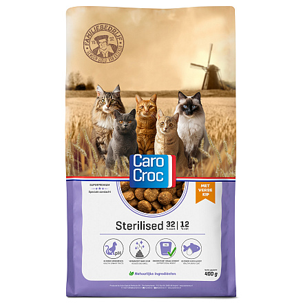 Carocroc Kattenvoer Sterilised 400 gr