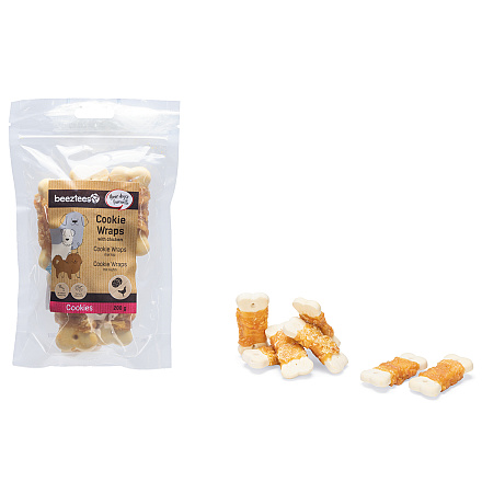Beeztees Cookie Wraps met Kip L 200 gr