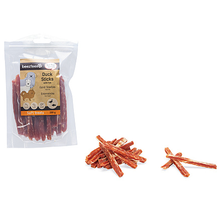 Beeztees Eend Staafjes met Vis 200 gr
