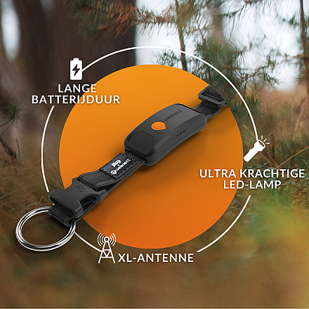 Weenect XT GPS Tracker met Julius-K9 Halsband Zwart