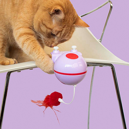 Coockoo Kattenspeelgoed Reckless Roxy Lila/Rood