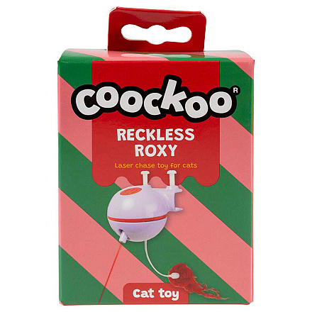 Coockoo Kattenspeelgoed Reckless Roxy Lila/Rood