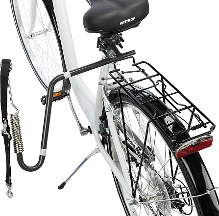 TRIXIE Fietsset U-vorm Grafiet M/XL