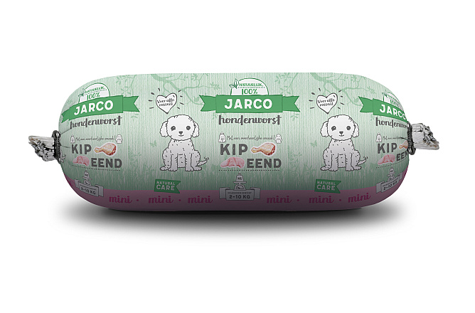 Jarco hondenworst Mini Kip/Eend 250 gr