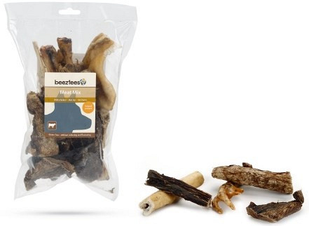 Beeztees gedroogde meat mix 250 gr